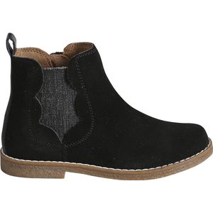 Vertbaudet Leren meisjeslaarzen met rits en elastiek