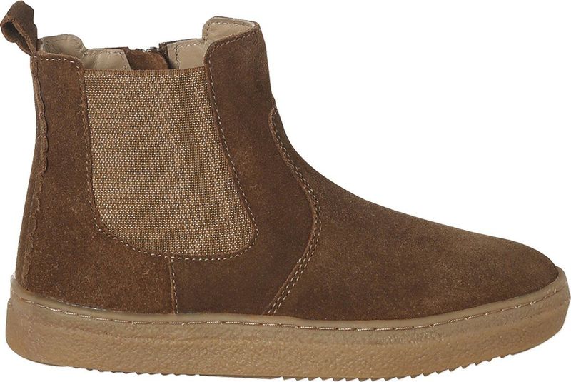 Vertbaudet - Leren Meisjeslaarzen - Met Rits en Elastiek