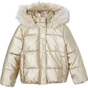 Vertbaudet - Donsjack - Meisjes - Met Capuchon - Waterafstotend - Fleece Voering