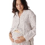 Envie de Fraise - Zwangerschapspyjama - Bloemenprint - Katoen - Ruim Model