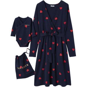 ENVIE DE FRAISE Zwangerschapspakket "Mon coeur" Zwangerschapsnachthemd + babyromper + etui ENVIE DE FRAISE