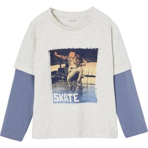 Vertbaudet Jongensshirt met dubbele mouwen