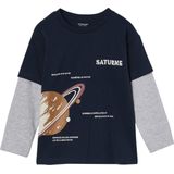 Vertbaudet Jongensshirt met dubbele mouwen