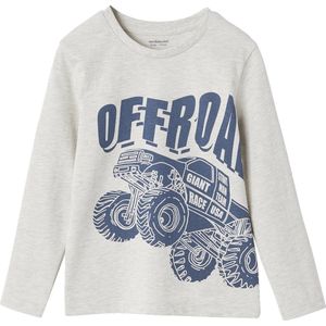 Vertbaudet - Basics - T-shirt - Katoen - Lange Mouwen met Grafisch Motief