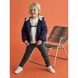 Jack - Windjack - Blauw - Polyester - Sherpa Voering