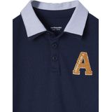 Vertbaudet Gestreepte polo jongens effect 2-in-1