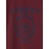 Set van 3 - T-shirts - Bordeauxrood - Lange Mouwen - 100% Katoen