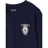 Set van 3 - T-shirts - Bordeauxrood - Lange Mouwen - 100% Katoen