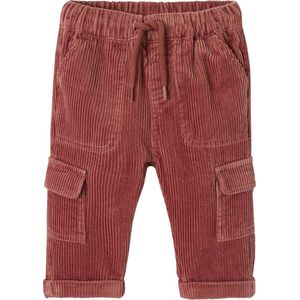 Vertbaudet Fluwelen babybroekje in battle-style