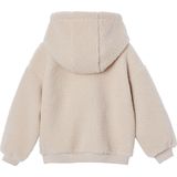 Meisjessweater - Ecru - Sherpa - Met Capuchon