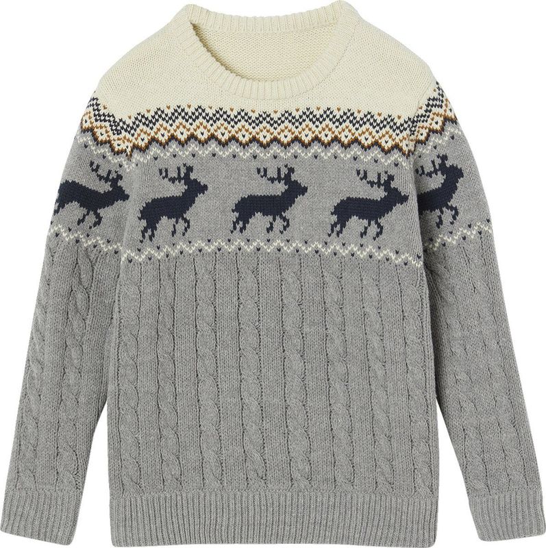 Vertbaudet Jacquard jongenstrui van kabeltricot