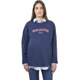 Vertbaudet - Zwangerschapsshirt - Biokatoen - Wit - Geborduurde Inscriptie "New Edition Baby"