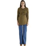 Voedingsshirt - Lang - Zwart - 52% Modal 48% Katoen