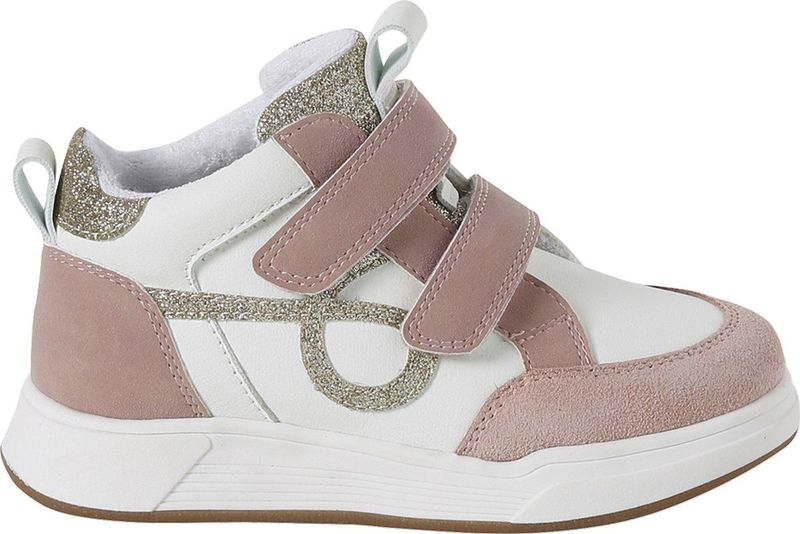 Vertbaudet - Hoge Kindersneakers - Driekleurig - Synthetisch - Klittenband