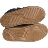 Merk - Model - Halfhoge Sneakers - Marineblauw - Leer