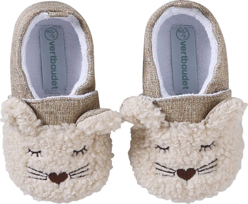 Vertbaudet - Baby Slofjes - Zacht Textiel - Teddybeer Design