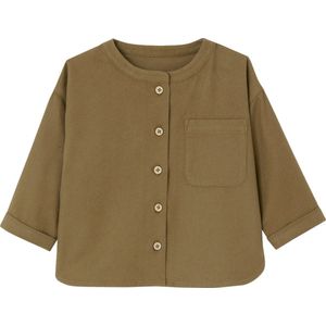 Vertbaudet Set - Overhemd + Broek met Bretels - Voor Babyjongens