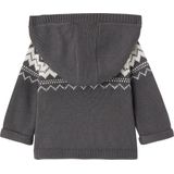 Jacquard - Babyvest - Leiblauw - 60% Katoen, 40% Acryl