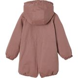 Meisjesparka - Kameel - Gevoerd - Met Capuchon - Imitatiebont