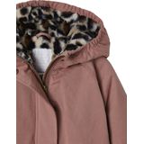 Meisjesparka - Kameel - Gevoerd - Met Capuchon - Imitatiebont