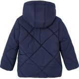 Donsjack - Met Capuchon - Marineblauw - Sherpa Voering - Gerecycled Polyester