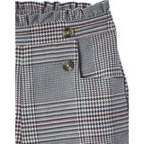 Meisjesshort - Ruitjes - Flanel - Hoge Elastische Taille - 98% Polyester
