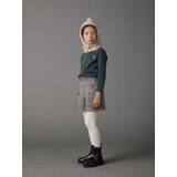 Meisjesshort - Ruitjes - Flanel - Hoge Elastische Taille - 98% Polyester