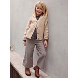 Gebreid Vest - Kameel - Geknoopt - Lange Mouwen