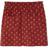 Rok - Bloemetjesprint - Ribfluweel - 100% Katoen