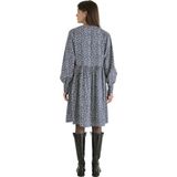 Korte Jurk - V-hals - Zwart - 100% Viscose