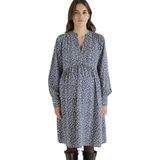 Korte Jurk - V-hals - Zwart - 100% Viscose