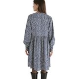 Korte Jurk - V-hals - Zwart - 100% Viscose