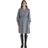Korte Jurk - V-hals - Zwart - 100% Viscose