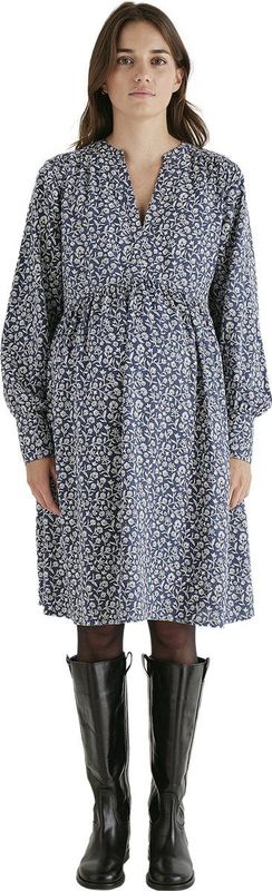 Korte Jurk - V-hals - Zwart - 100% Viscose