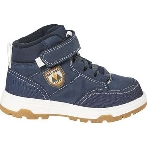 Vertbaudet Sneakers met veters en klittenband kinderen - blauw