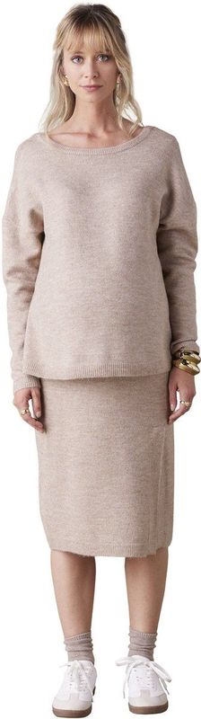 Envie de Fraise - Set - Tricot - Taupe - 75% Acryl, 22% Polyester, 3% Elastaan