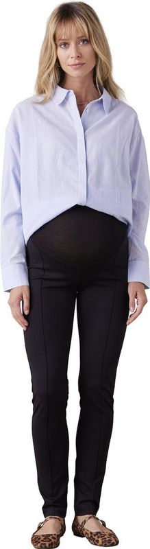 Zwangerschapslegging - Zwart - Dikke Jersey - Groot Taillestuk