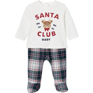 Vertbaudet - Santy Club - Pyjama - Multicolor - 2-delige set met lange mouwen en drukknoopsluiting