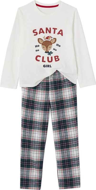 Pyjama - Santa Club - Meisjes - Rood - Katoen