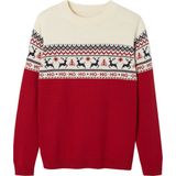 Vertbaudet - Jacquardtrui - Kerstthema - Volwassenen - Capsulecollectie Familie