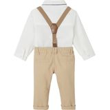 4-Delige Set - Babyjongens - Blauw - Katoen - Verstelbare Bretels