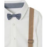 4-Delige Set - Babyjongens - Blauw - Katoen - Verstelbare Bretels