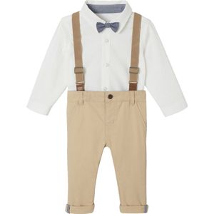 4-Delige Set - Babyjongens - Blauw - Katoen - Verstelbare Bretels