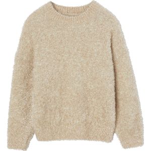 Festlicher Mädchen Pullover mit Glanzgarn Oeko-Tex goud