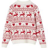 Jacquard Meisjestrui - Rolkraag - Glanzende Details - Zacht Breisel