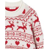 Jacquard Meisjestrui - Rolkraag - Glanzende Details - Zacht Breisel