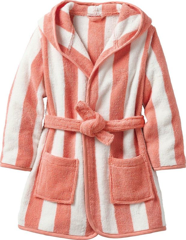 TRANSAT - Gestreepte Badjas - Blauw - Voor Kinderen