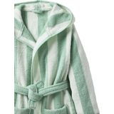 TRANSAT - Gestreepte Badjas - Groen - Kinderbadjas - 100% Katoen - 420 g/m2