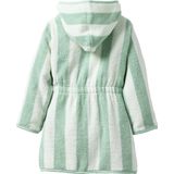 TRANSAT - Gestreepte Badjas - Groen - Kinderbadjas - 100% Katoen - 420 g/m2