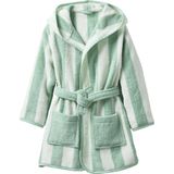 TRANSAT - Gestreepte Badjas - Groen - Kinderbadjas - 100% Katoen - 420 g/m2